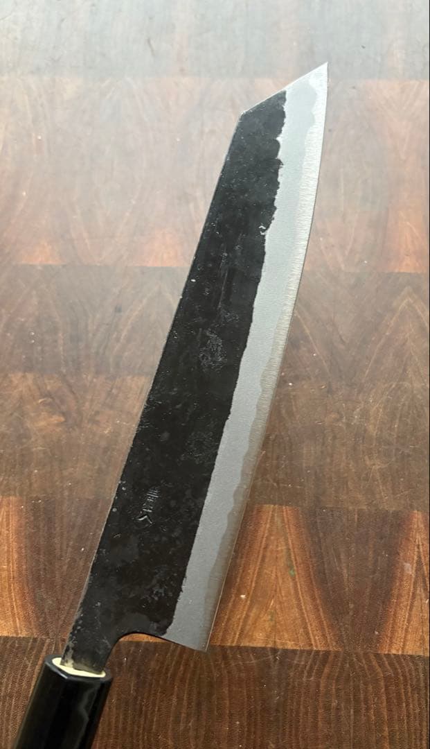 土佐打刃物　青2 切付　和　牛刀　210mm 7寸　包丁　霞　手打　未使用　青紙