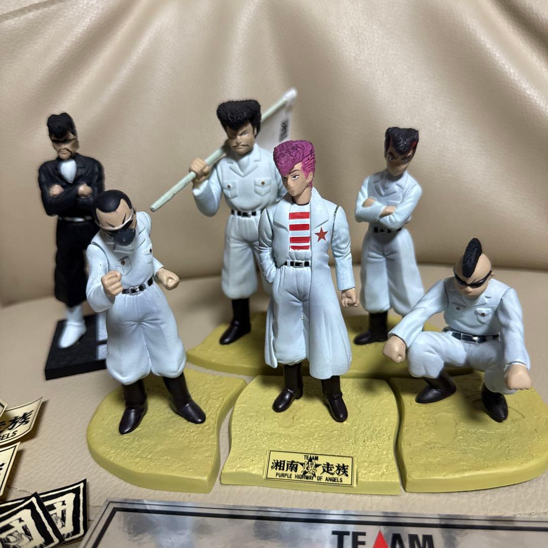 湘南爆走族 フィギュアセット 6体 + ステッカー - メルカリ