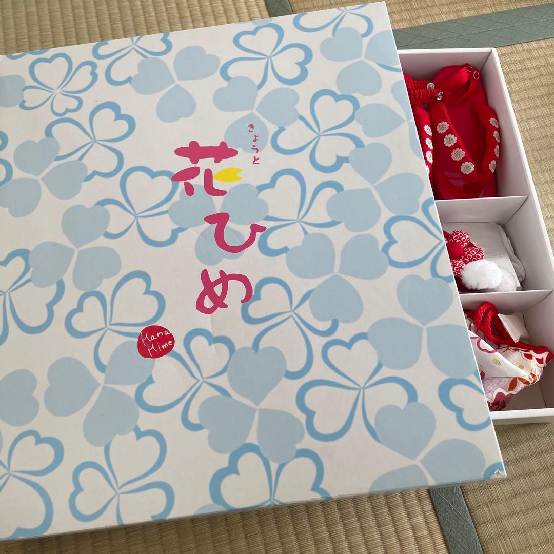 七五三　赤色　正絹　着物　3歳用　京ひめ