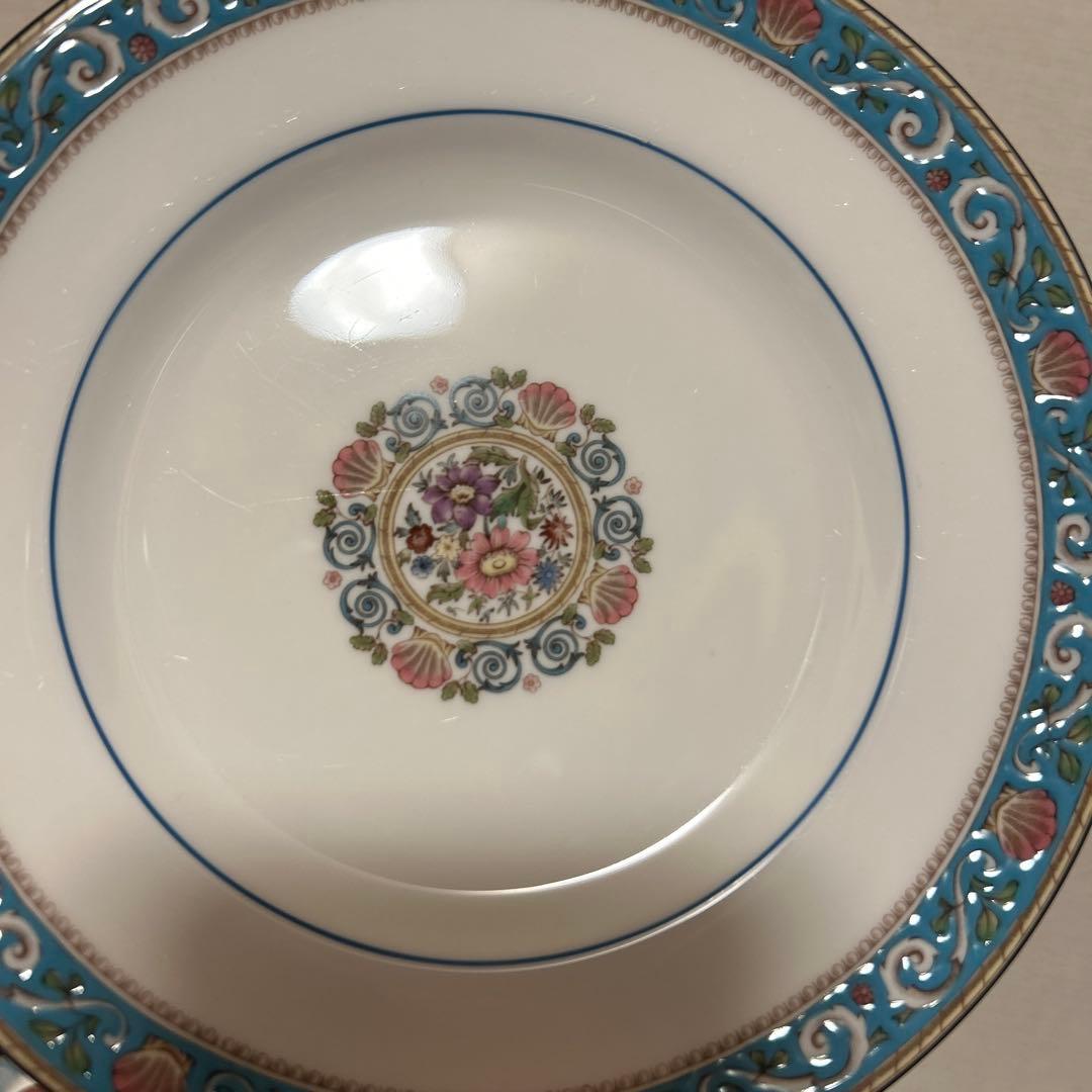 ウェッジウッド　ラニーミード　ターコイズ　デザートプレート　15.5cm