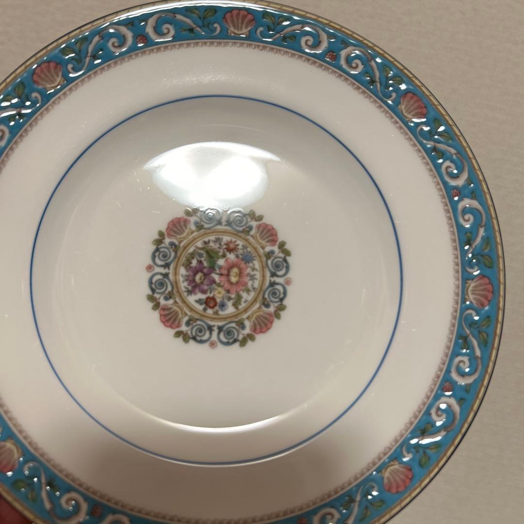 ウェッジウッド　ラニーミード　ターコイズ　デザートプレート　15.5cm