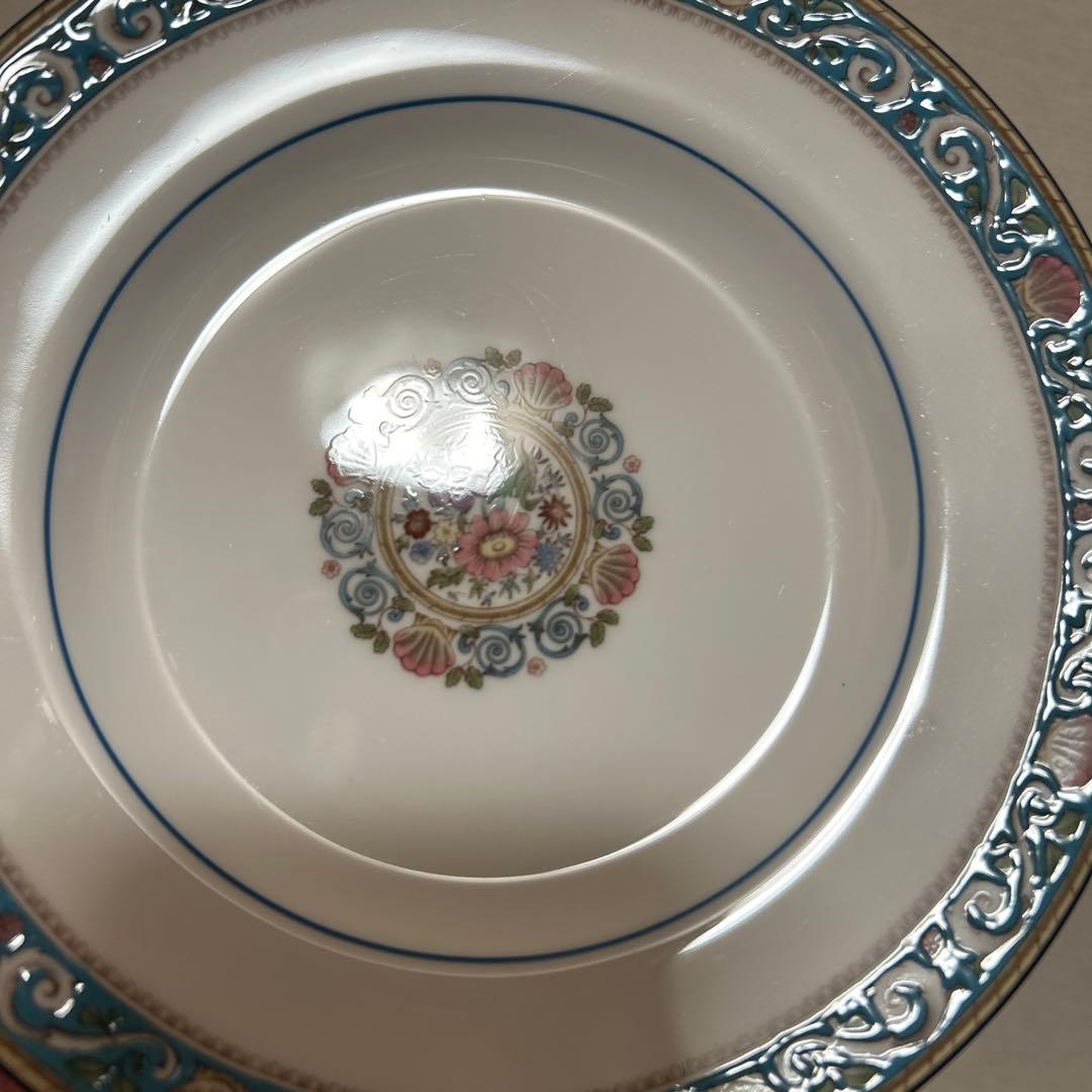 ウェッジウッド　ラニーミード　ターコイズ　デザートプレート　15.5cm