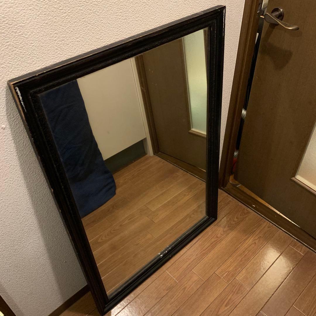 【超貴重一点もの！】アンティーク姿見 大型ミラー 鏡 フレーム