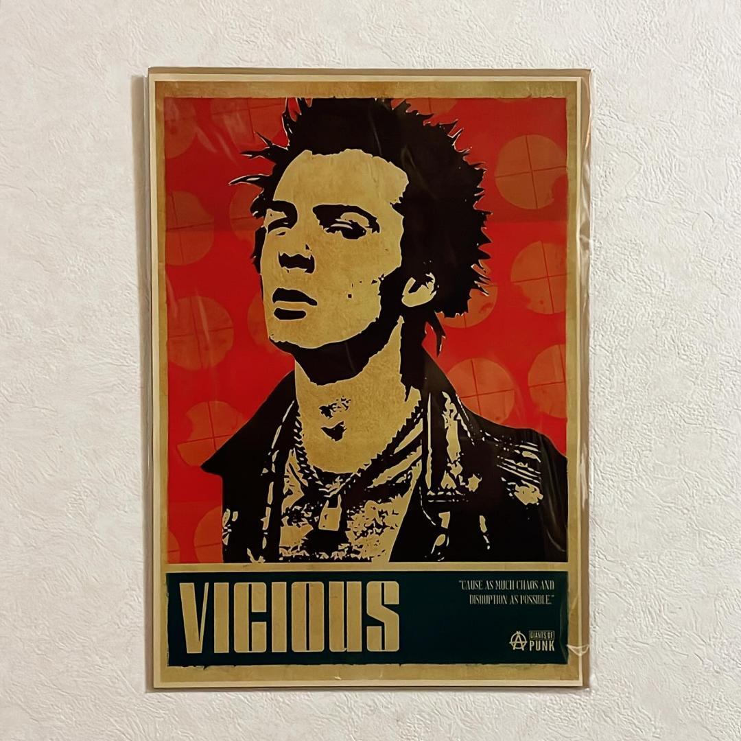 ミニ ポスター「シド・ヴィシャス セックス・ピストルズ パンク