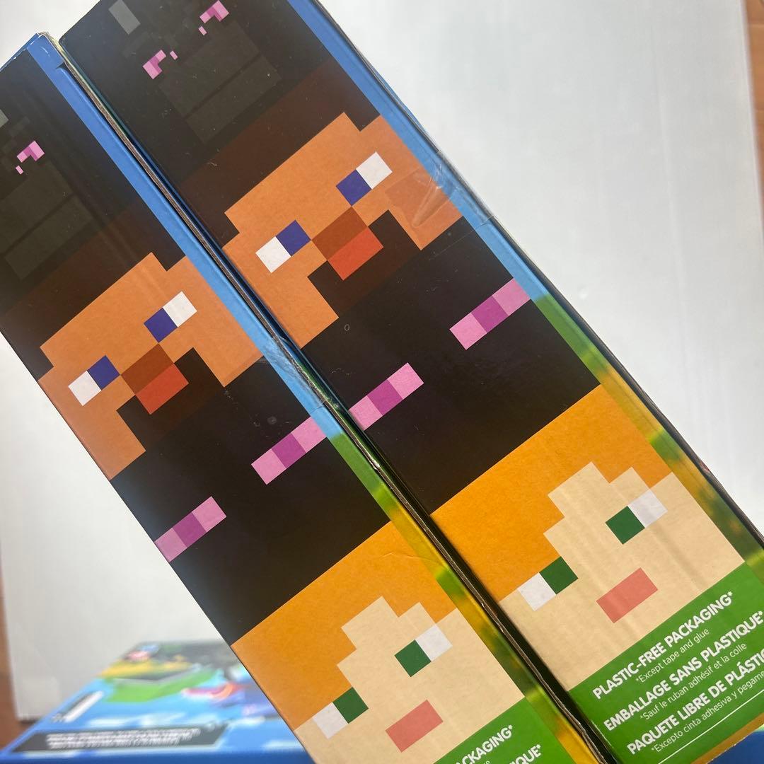 新品2箱⭐️x'masお誕生日兄弟マインクラフト　エンダーマン　ナーフ銃おもちゃ