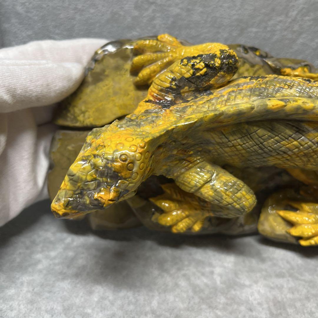 お値下げ❣️バンブルビー　イグアナ親子　全長 25cm