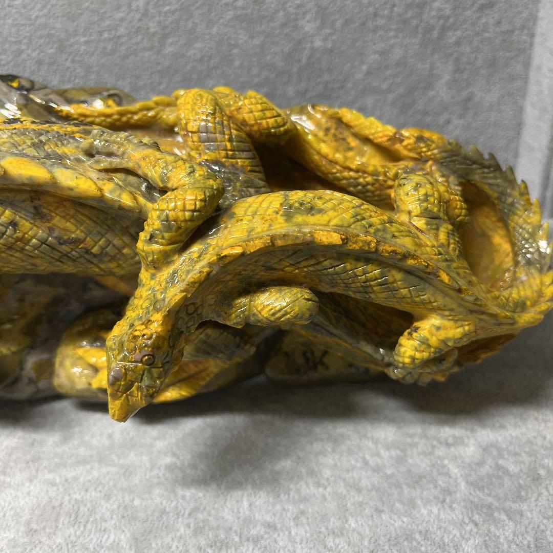 お値下げ❣️バンブルビー　イグアナ親子　全長 25cm