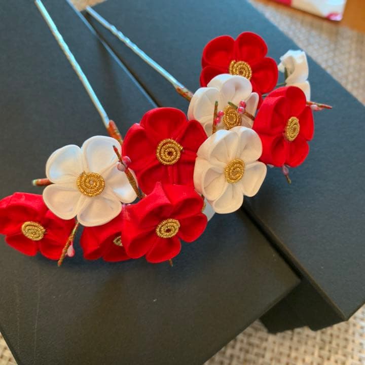 七五三　7歳　髪飾り　日本髪