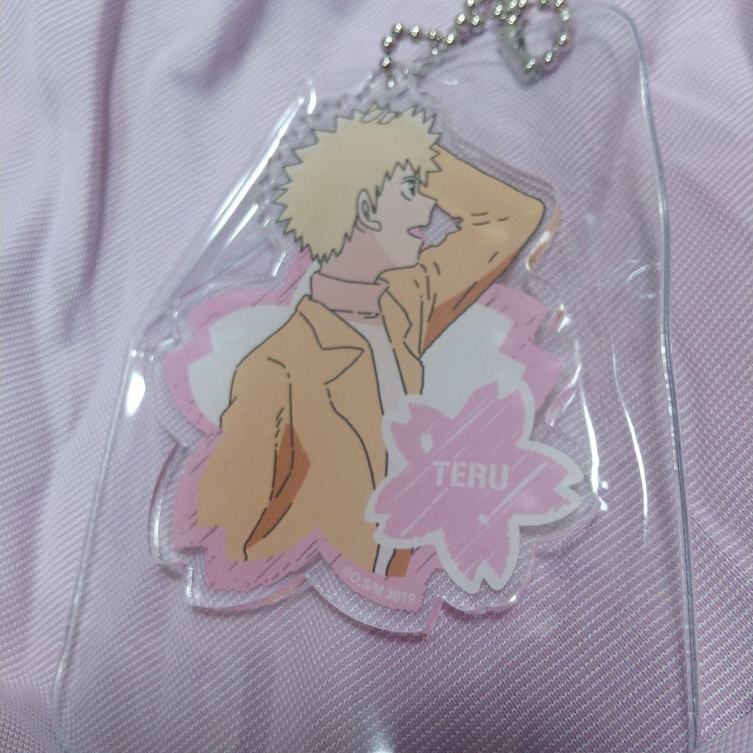 モブサイコ100 コラボカフェ本舗 コラボカフェ春 桜 アクスタ　キーホルダー