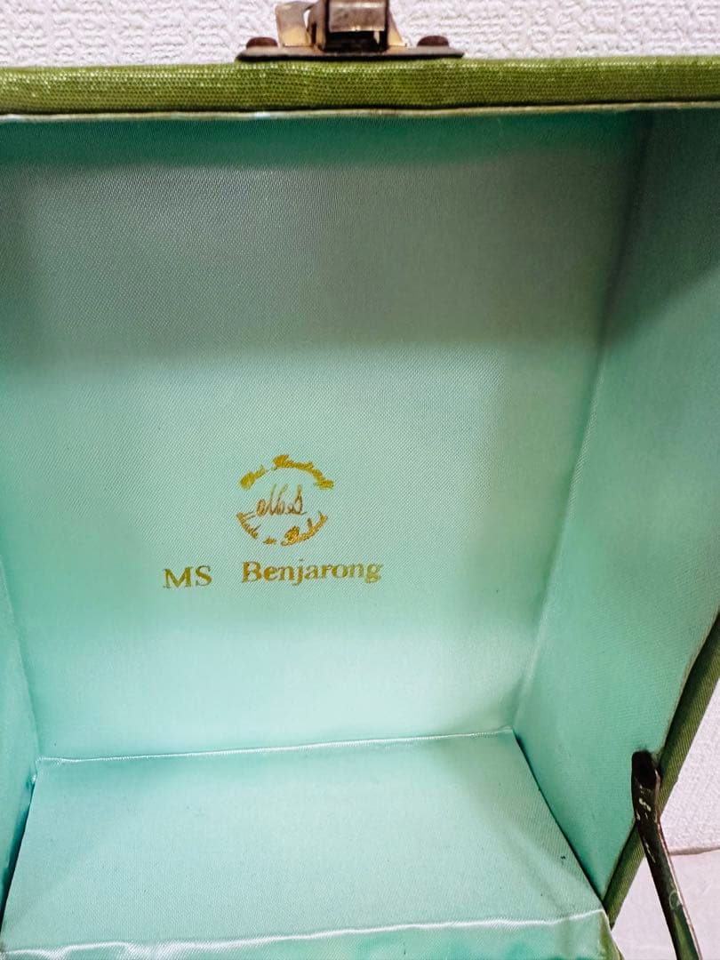 ベンジャロン燒 小物入れ 陶器 タイ 工芸品 雑貨