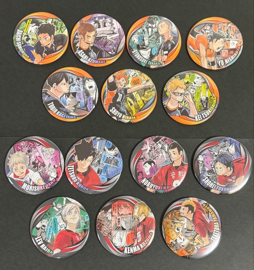 ハイキュー コレクション缶バッジ 第3弾 MEMORIES 烏野高校vs音駒高校