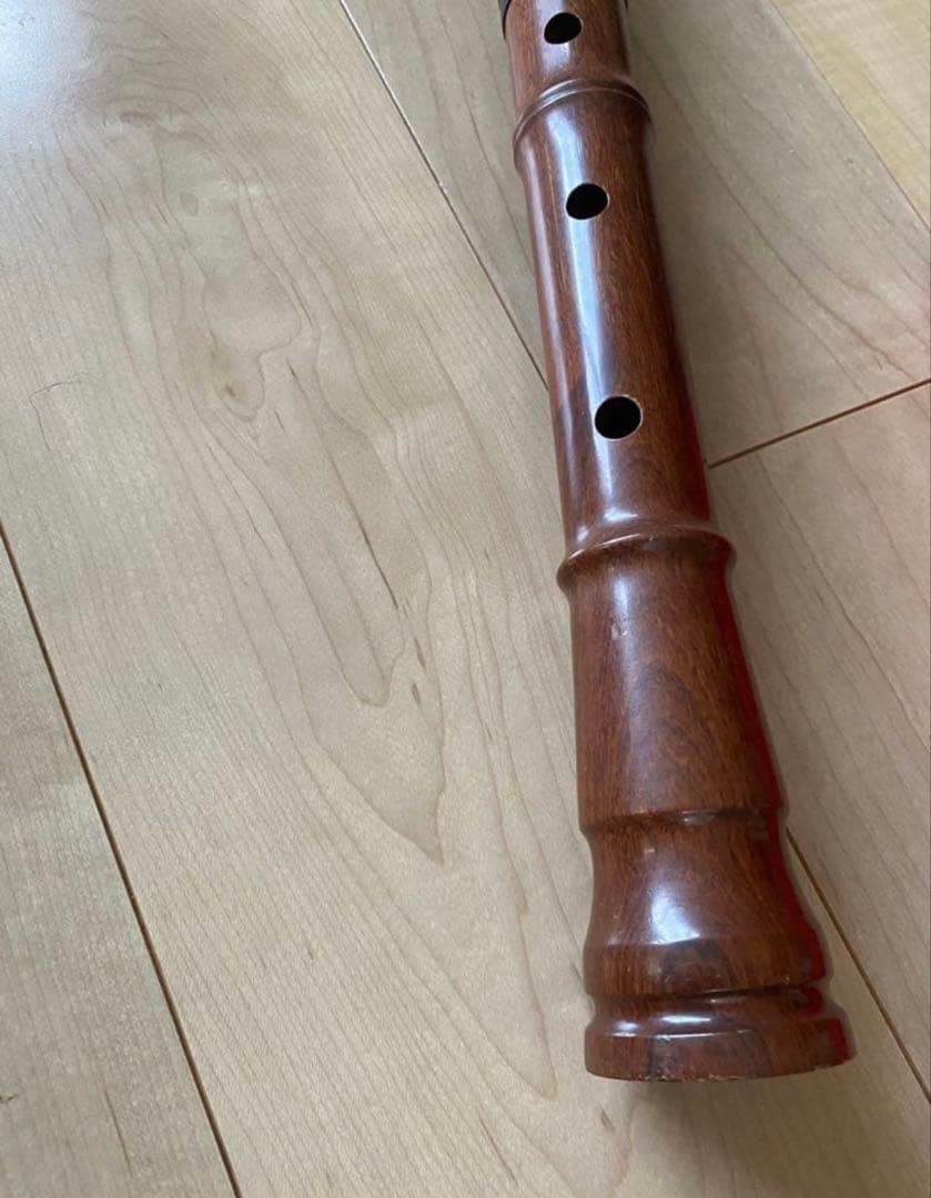 木製　尺八 ケース付き
