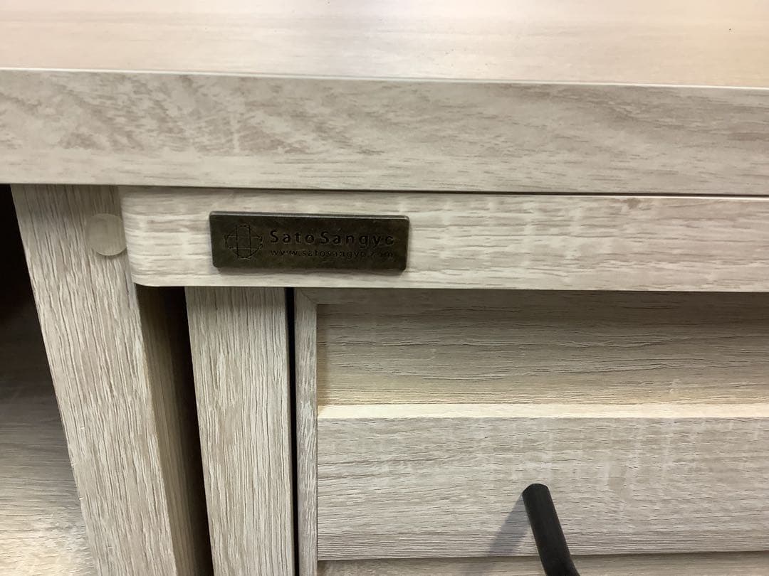 佐藤産業　ラフィカ　オプションテーブル　キャビネットセット