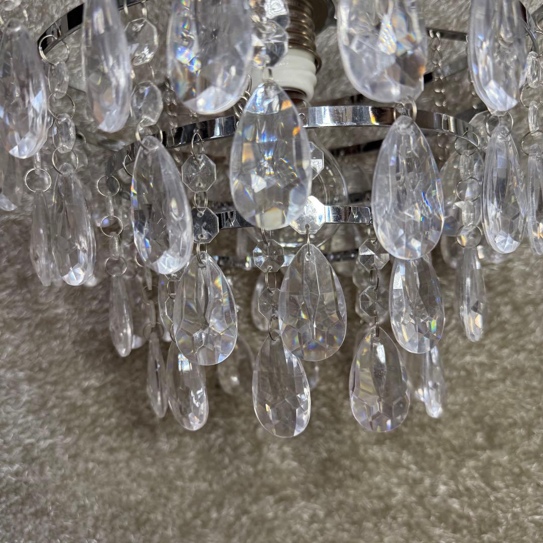 ディクラッセ　シャンデリア　2灯セット　クリスタルビーズ