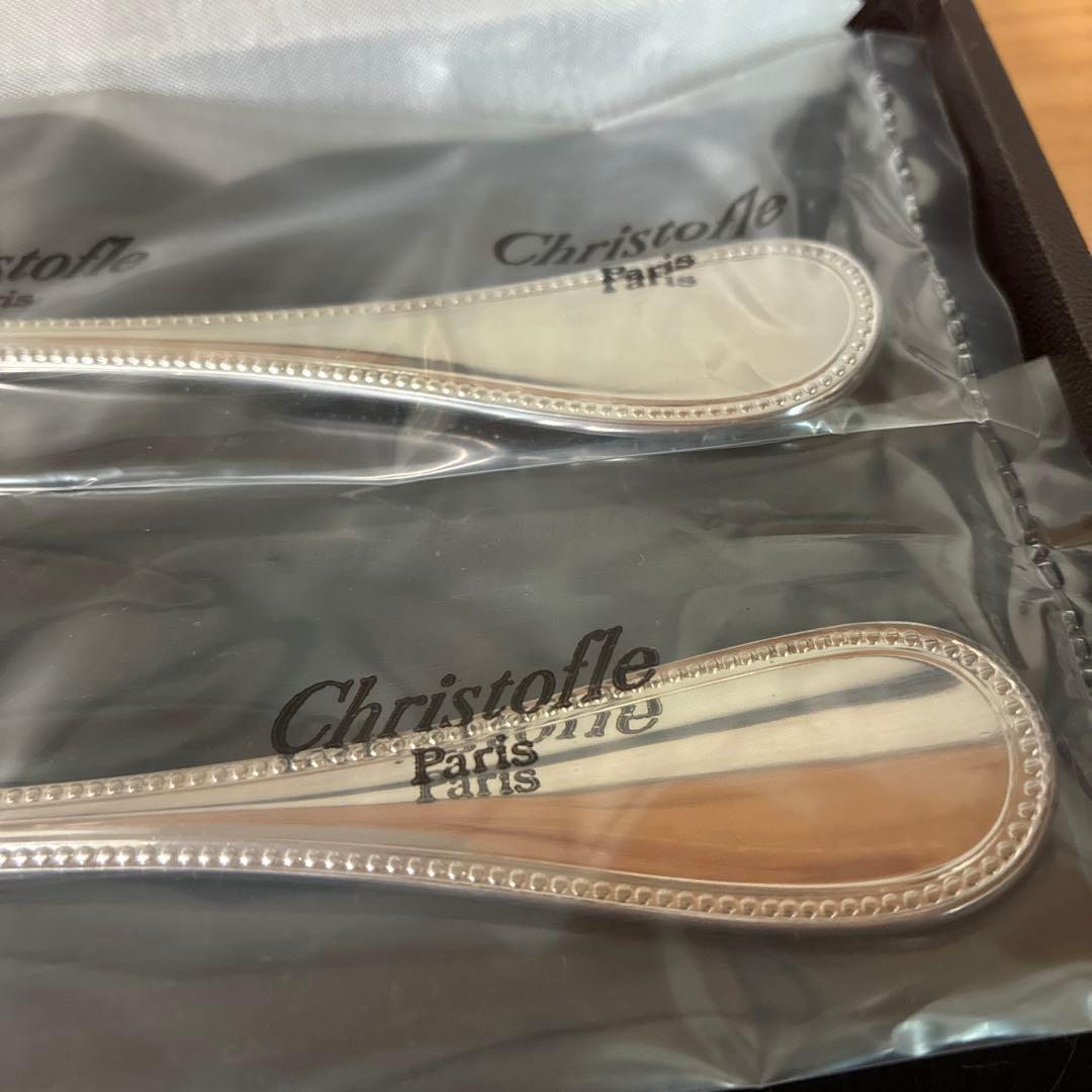 クリストフル　Christofle 銀食器 スプーン 2本セット　カトラリー