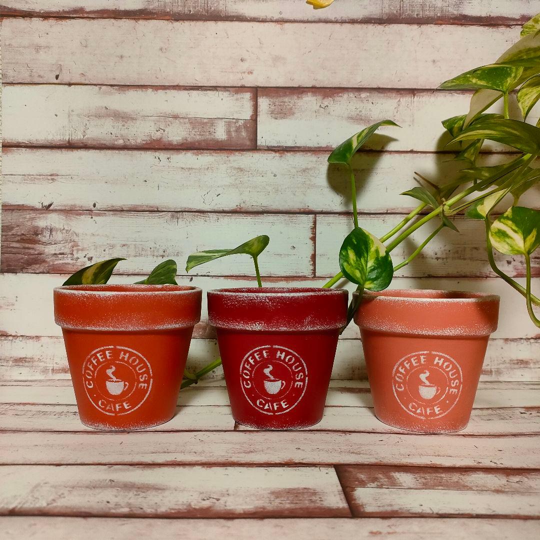 リメ鉢赤系 リメ鉢 リメイク鉢 リメ缶 リメイク缶 - メルカリ