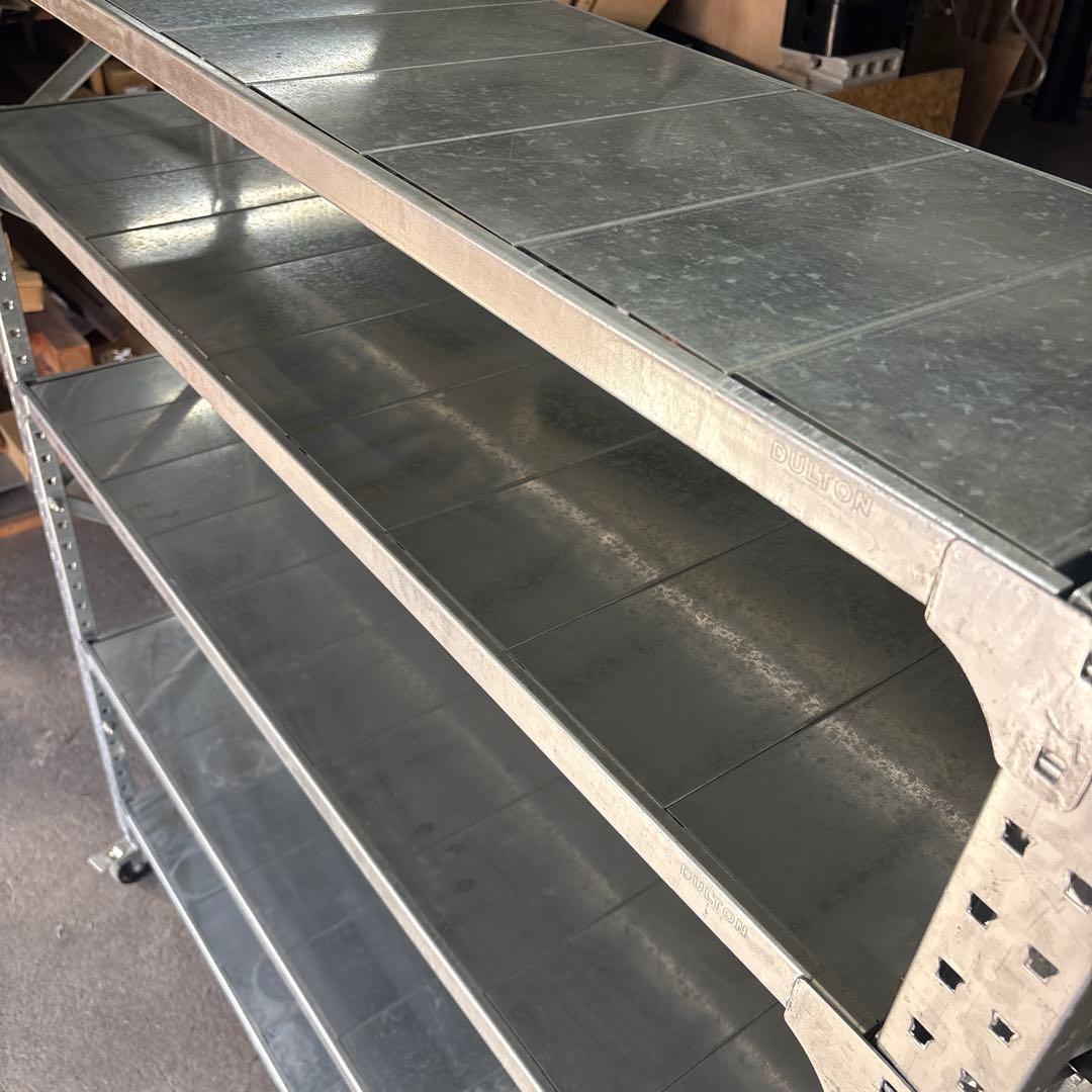スチールラック・メタルラック DULTON GALVANIZED SHELF DOUBLE 161