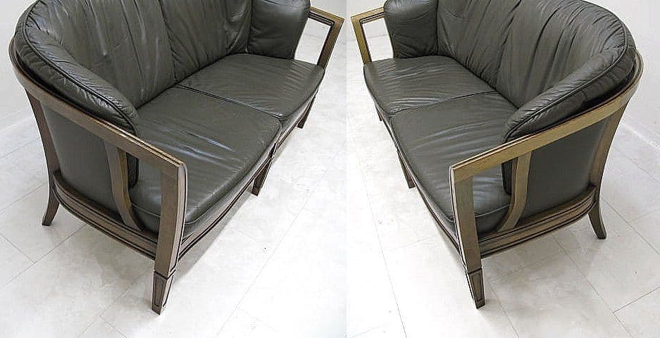 マルニ木工 シャルル 2人掛けソファ 2Pソファ ラブソファ　約78万