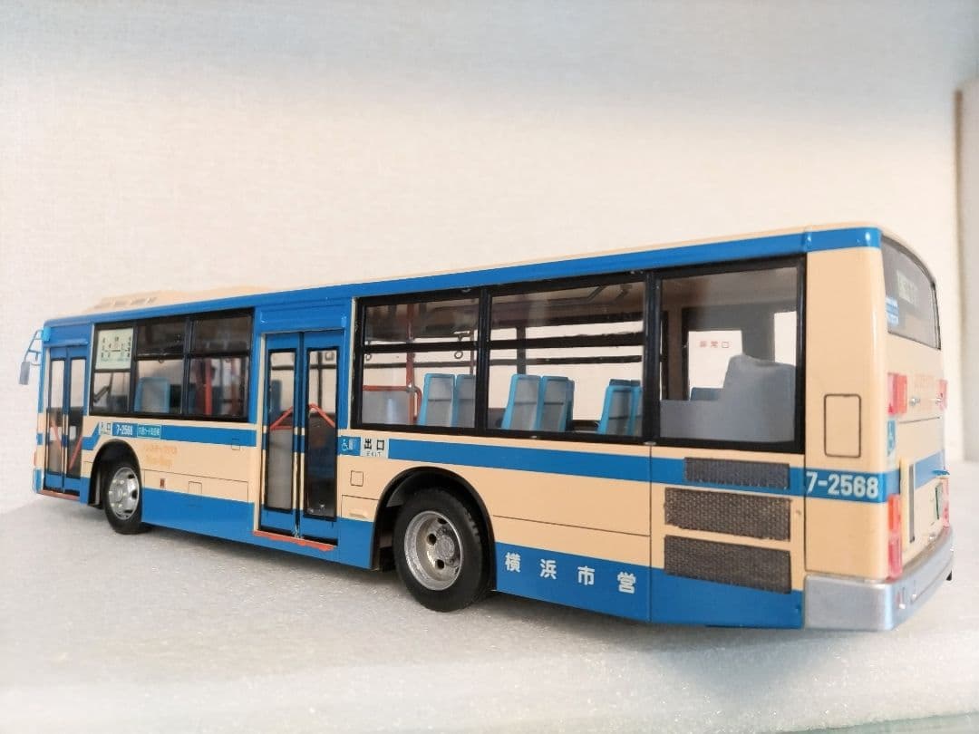 1/32 横浜市営バス(三菱ふそうエアロスター)素人組立品 - メルカリ