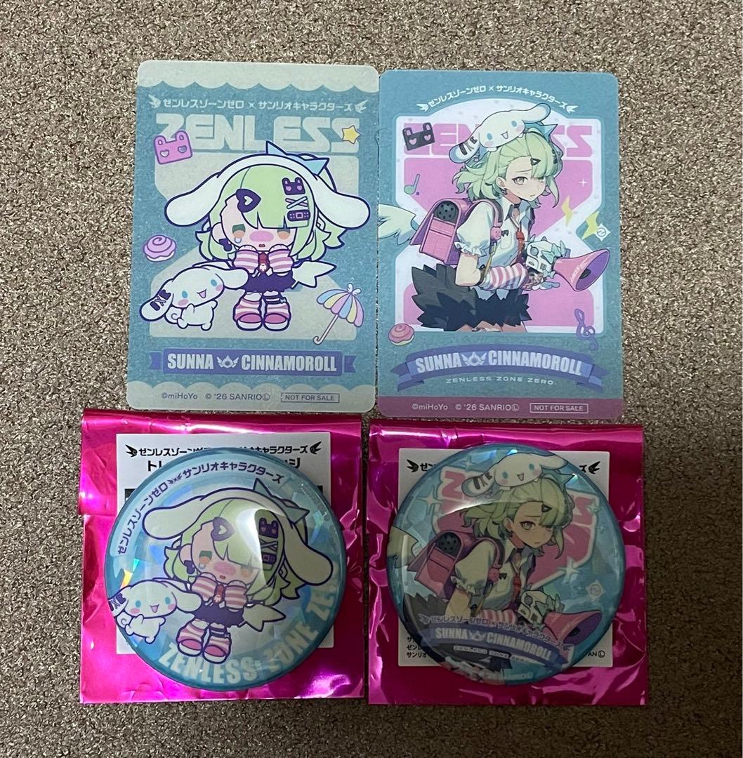 ゼンゼロ ゼンレスゾーンゼロ 千夏 缶バッジ クリアカード 2種セット