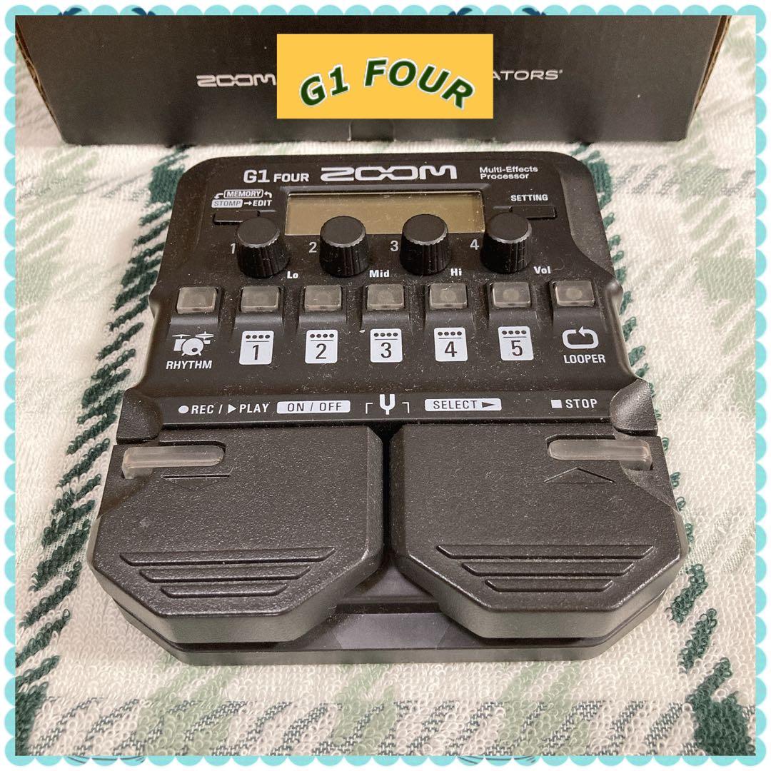 Zoom G1 FOUR✨ Amazon.com: Zoom G1 FOUR Guitar Multi-Effects Processor Pedal