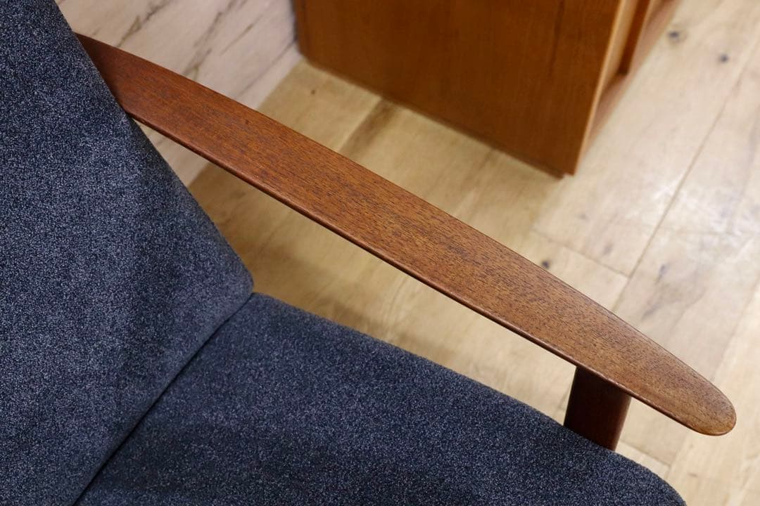 GMFK822A○北欧スタイル ヴィンテージ イージーチェア アームソファ