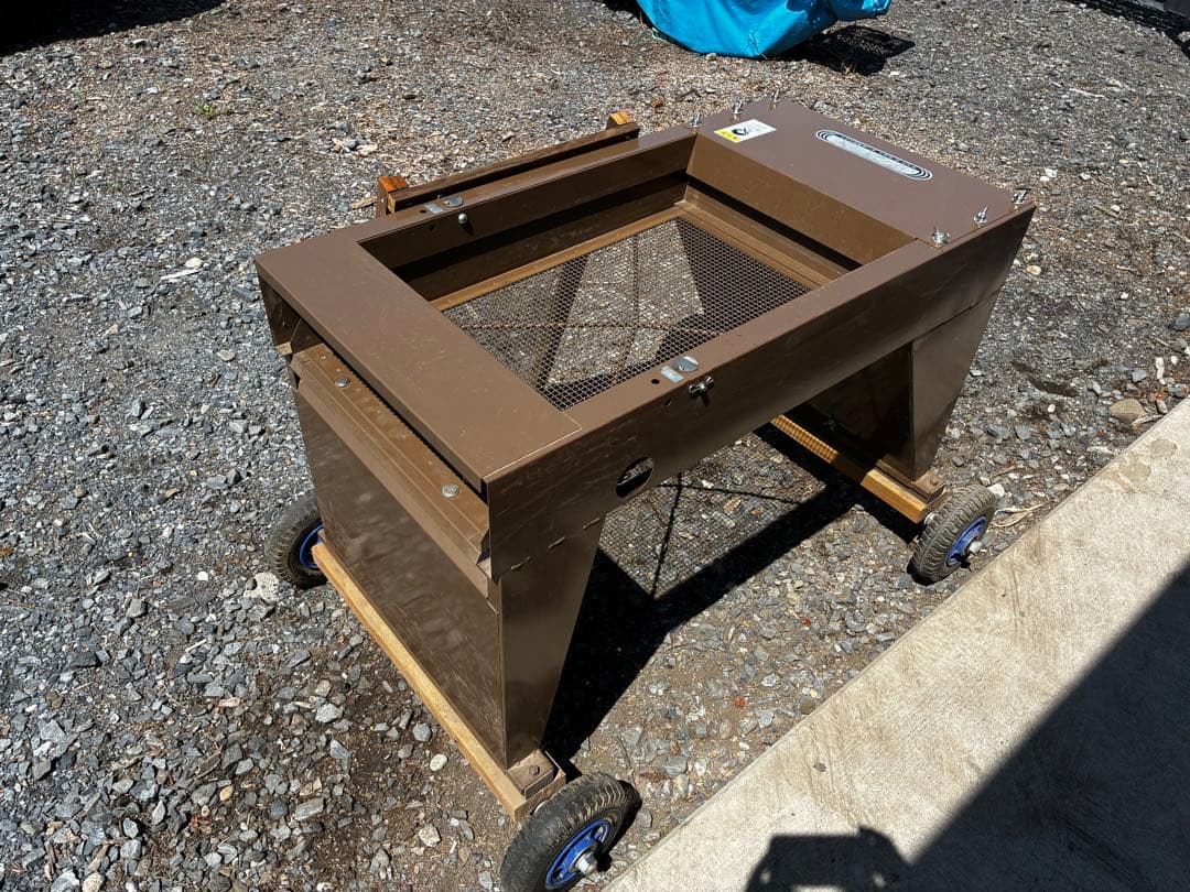 <発送も致します>電動　土ふるい機 B型 土篩機 笹川農機