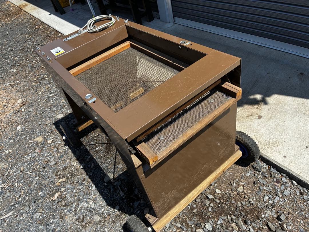 <発送も致します>電動　土ふるい機 B型 土篩機 笹川農機