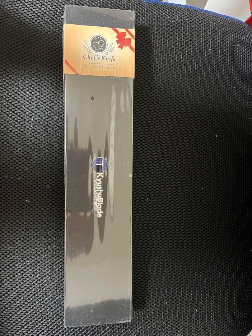 三徳包丁 ダマスカス包丁 刃渡り175mm, キッチン用 ブルー樹脂木製ハンドル