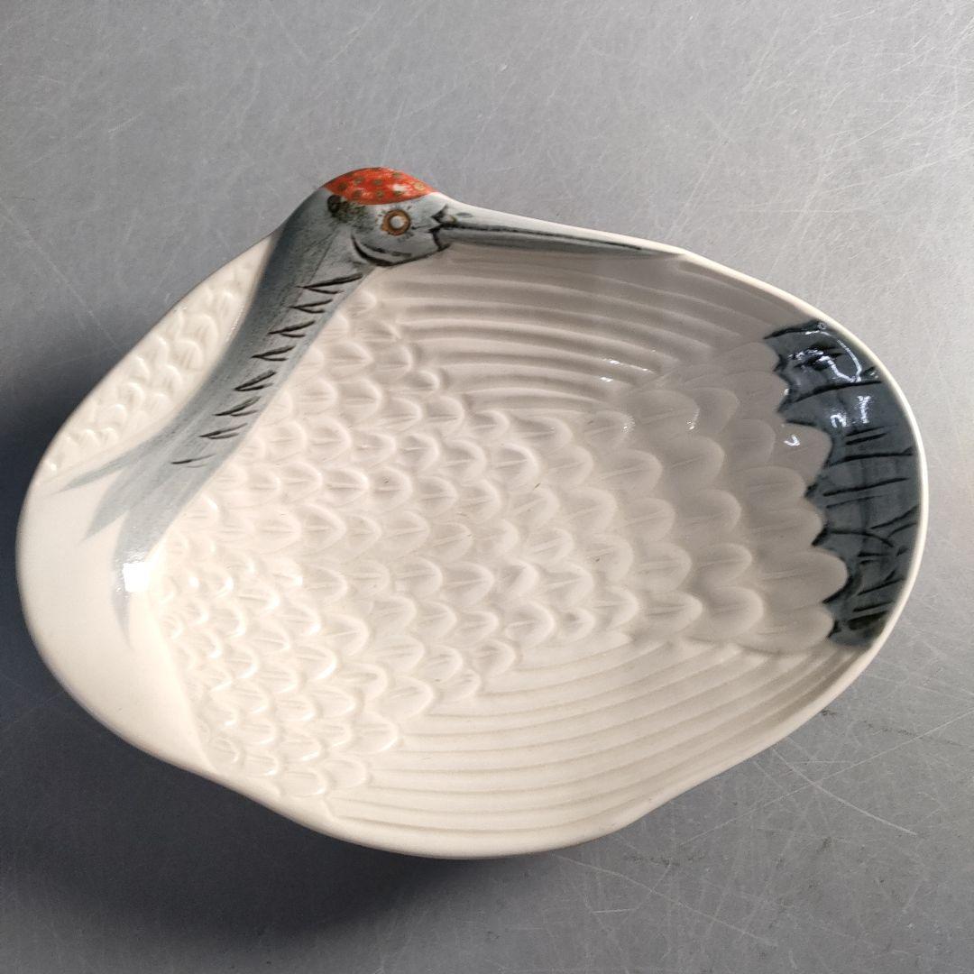 A1292-2/京焼・清水焼/永楽写/巣篭もり鶴向付22客/飾皿/盛皿/懐石道具