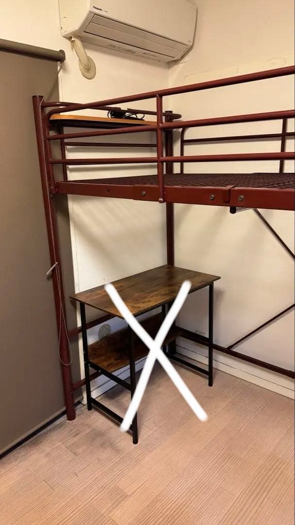 デ*イ様 ブラウン ロフトベッド 手渡しのみ