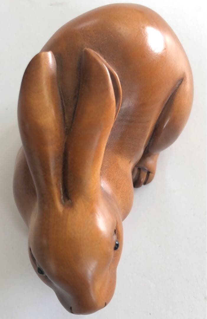 ウサギ、兎、月うさぎ、アンティークオブジェインテリア手作り十二支