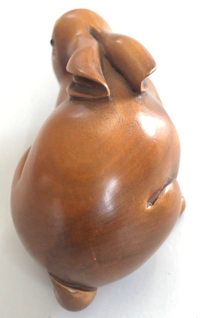 ウサギ、兎、月うさぎ、アンティークオブジェインテリア手作り十二支