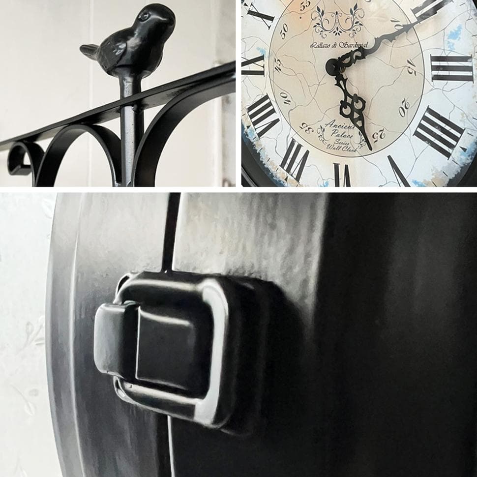 MANBO-CR 両面壁掛け時計