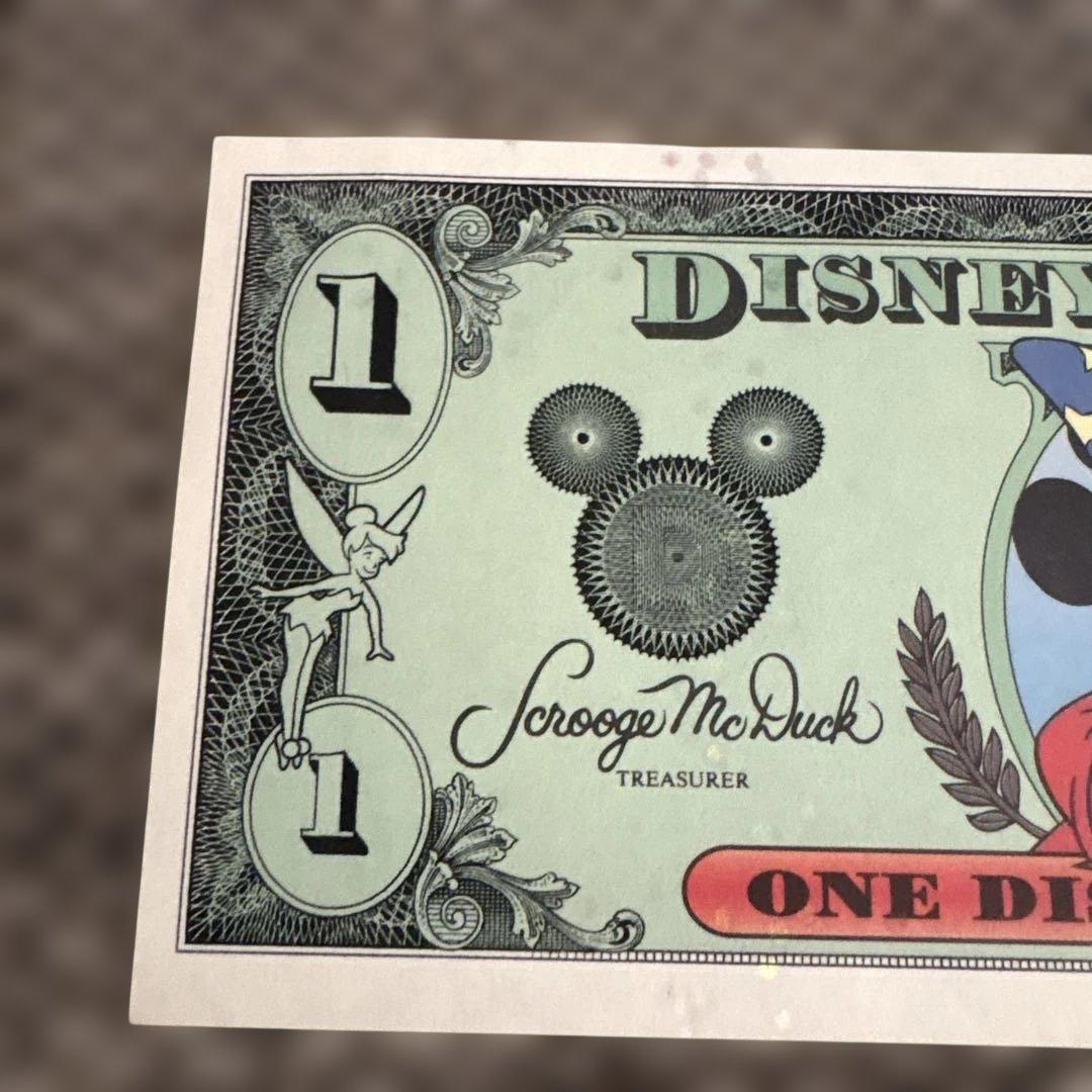 ディズニーダラー 25周年 ミッキーマウス 1ドル札 レア コレクターズ