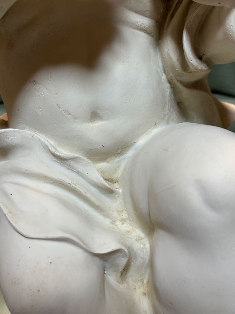 ☆週末大特価☆ホワイト天使のバイオリン像 約50センチ（現状品）