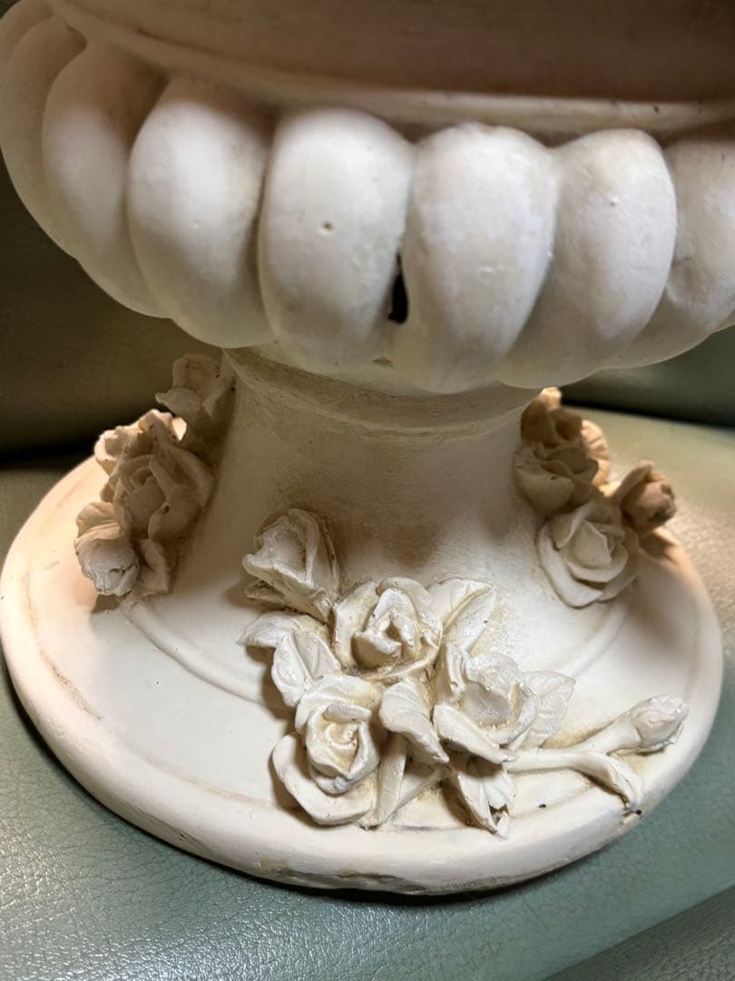 ☆週末大特価☆ホワイト天使のバイオリン像 約50センチ（現状品）