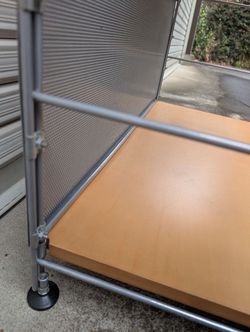 即発送★無印良品シェルフ ワイヤーバスケット付き