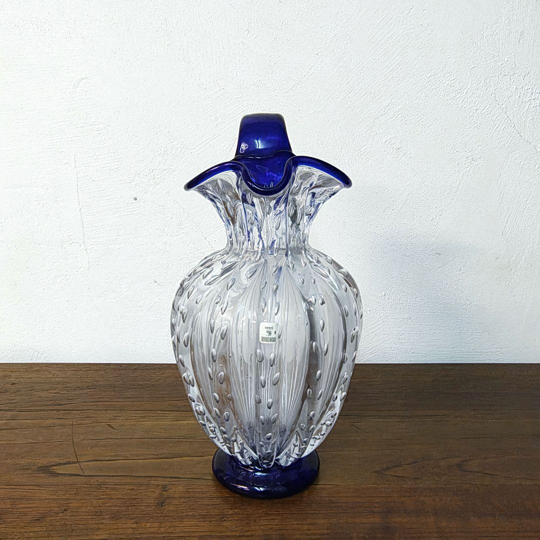 Murano【vetri】ムラーノガラス 花瓶 フラワーベース