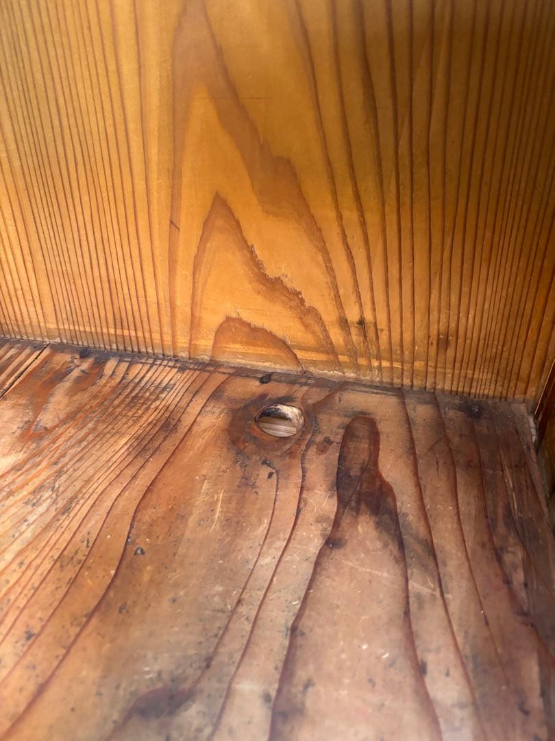 日本の古家具 ゆらガラス 戸棚 飾り棚 コレクションケース 本棚 古道具