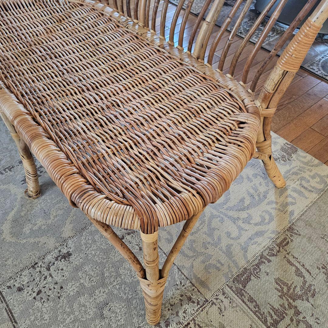 IKEA（イケア）ラタン ソファー 藤 2人掛け チェア 希少 レア