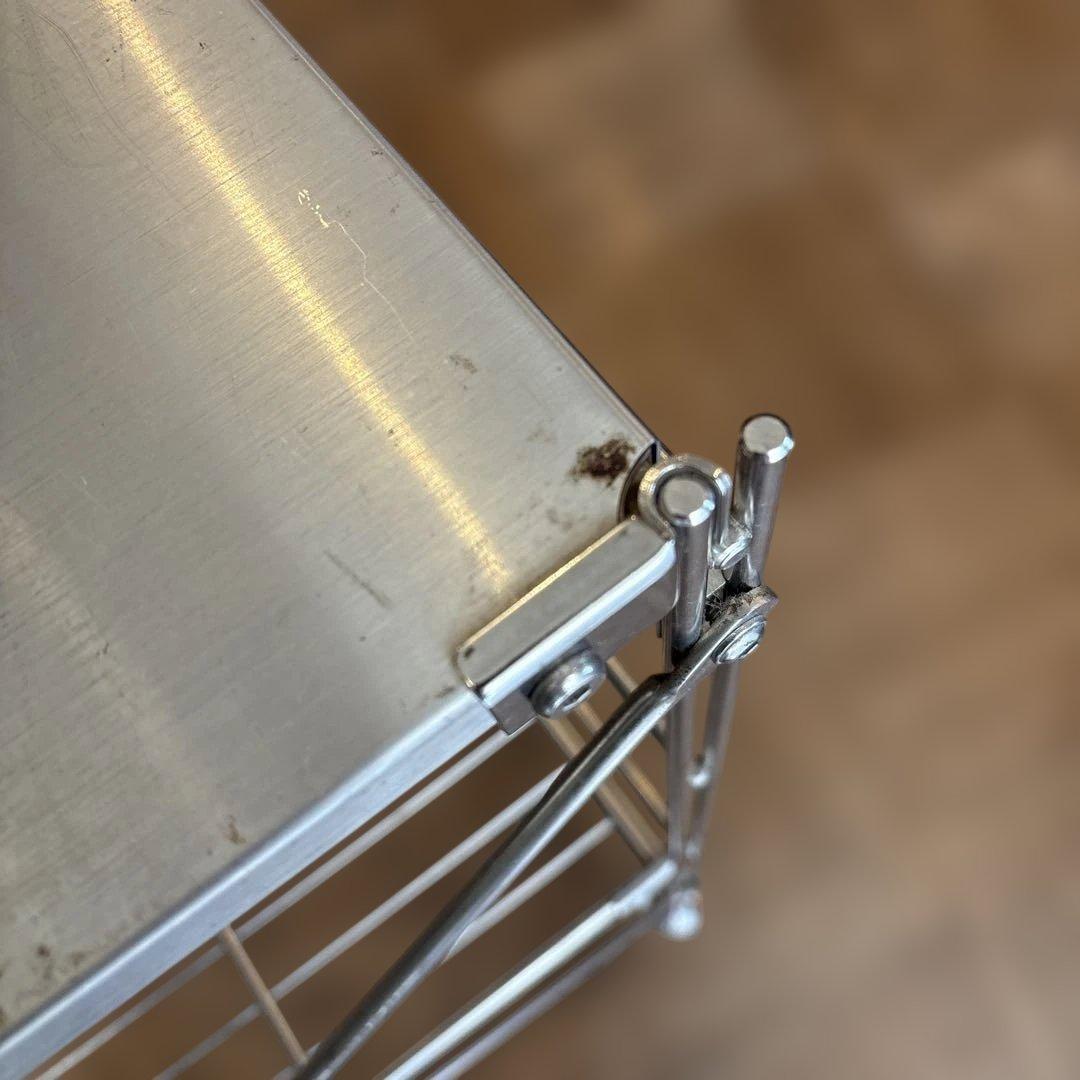 MUJI ステンレスユニットシェルフ　高さ83