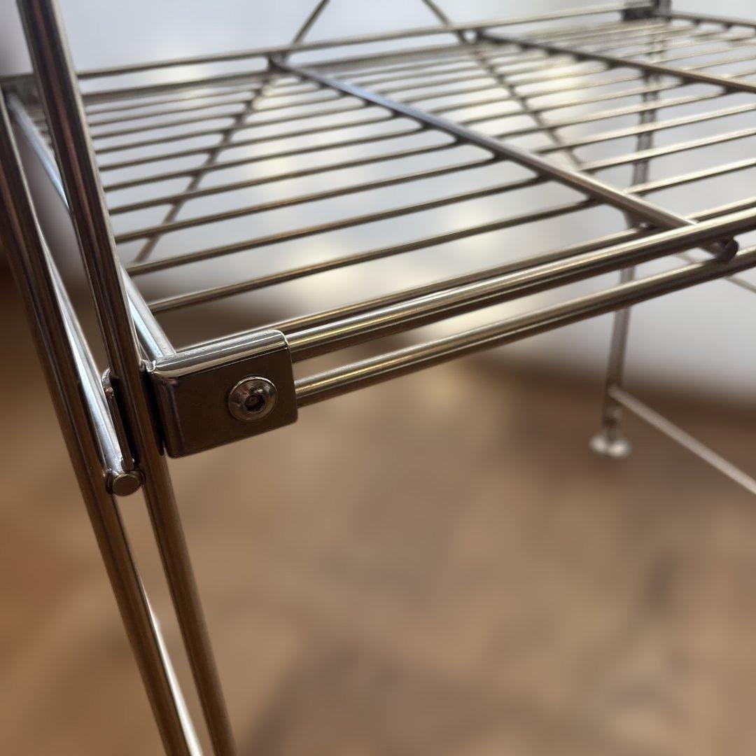 MUJI ステンレスユニットシェルフ　高さ83