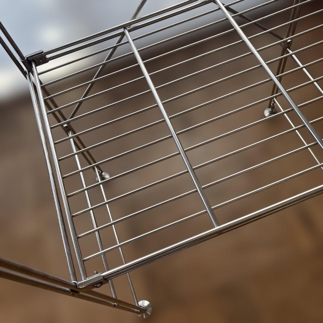 MUJI ステンレスユニットシェルフ　高さ83