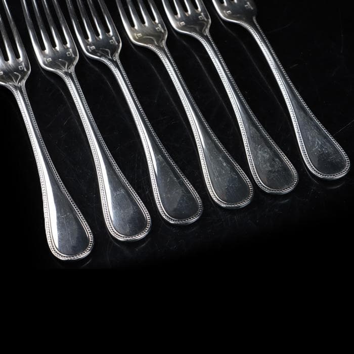 Y2711-3 クリストフル パール シリーズ テーブルフォーク 6本セット
