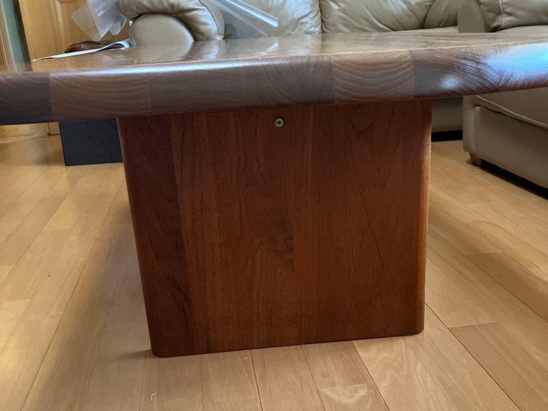 IDC 大塚家具　チーク材　総無垢材　テーブル　20万