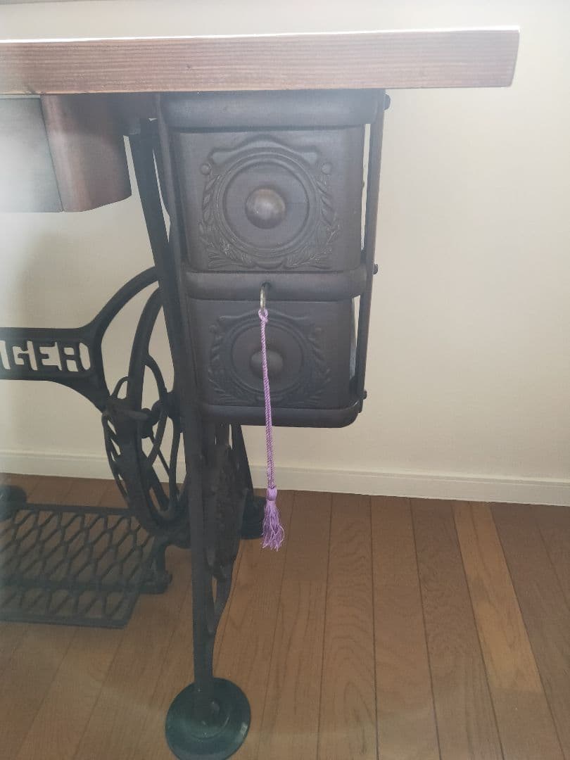 アンティークミシンテーブル singer イギリスアンティーク フランス