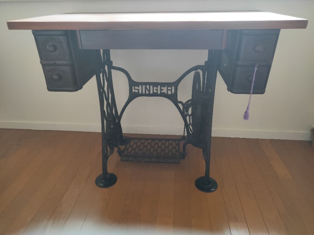 アンティークミシンテーブル singer イギリスアンティーク フランス