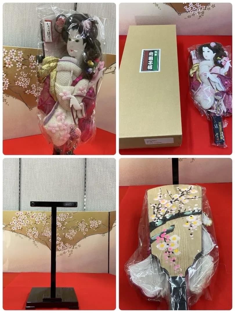 HG11 お洒落な羽子板飾り　ひな人形　ひな祭り　正月飾り　床の間飾り