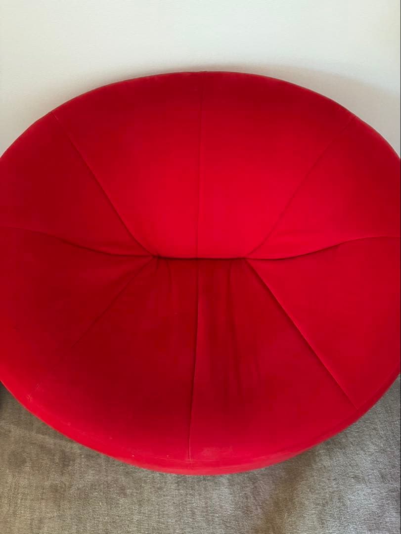 ligne roset リーン・ロゼ パンプキン ソファ ファブリック レッド